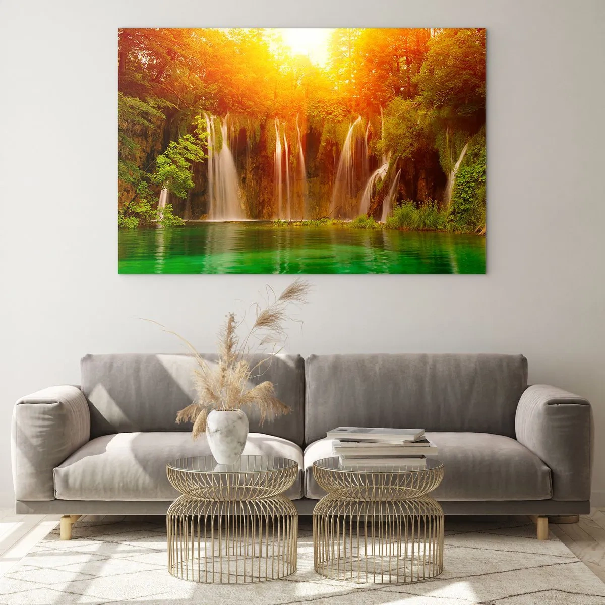 Quadro em vidro - Ao sol e à sombra - 120x80 cm