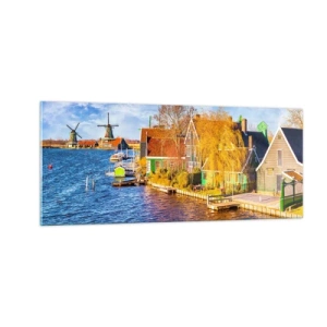 Quadro em vidro - Inalterada durante séculos - 100x40 cm