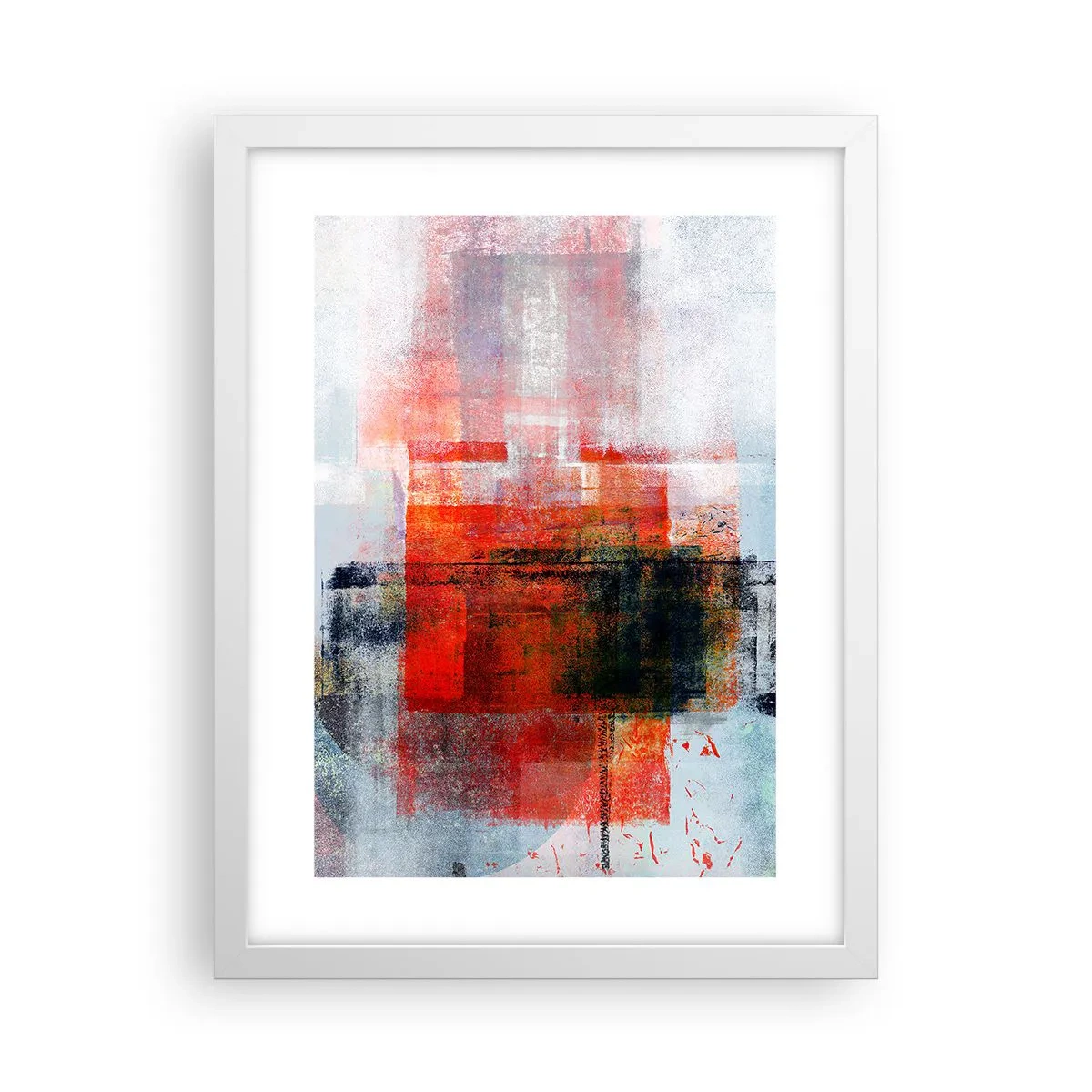 Pôster em moldura branca - A composição brilha - 30x40 cm