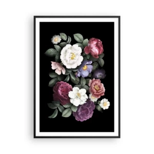 Pôster com moldura preta - Do jardim inglês - 70x100 cm
