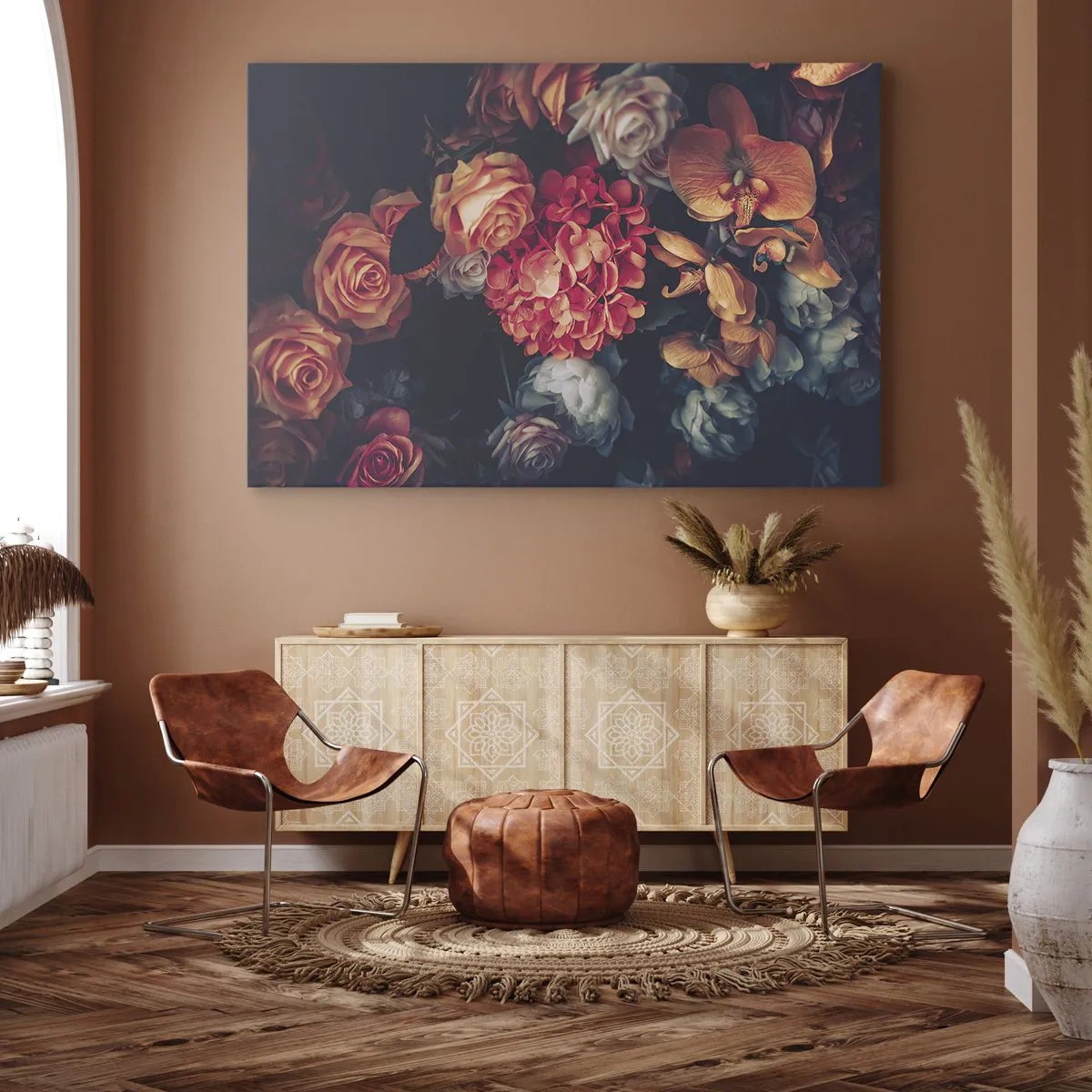 Quadro em tela - Como nos mestres holandeses - 100x70 cm