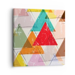 Quadro em tela - Três por três - 30x30 cm