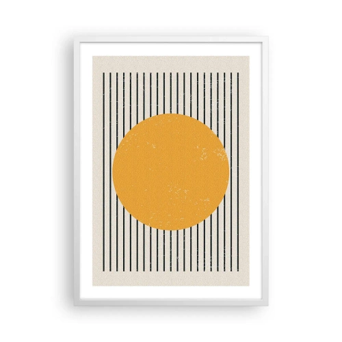Pôster em moldura branca - O poder da simplicidade - 50x70 cm