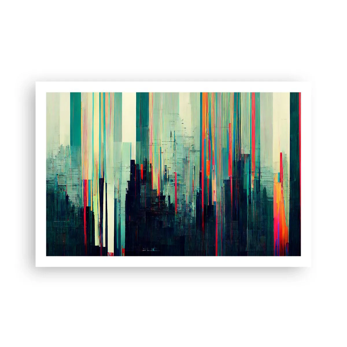 Pôster - Cidade futurista - 91x61 cm