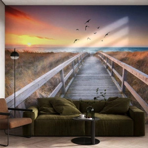 Papel de Parede Premium Sand - O espaço das alturas - Paisagem, Mar, Praia - 500x350 cm