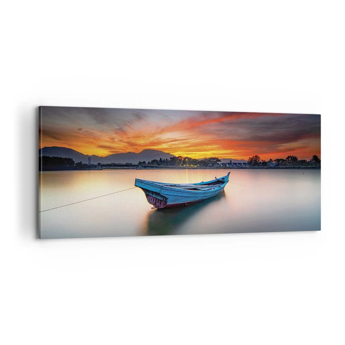 Quadro em tela - Uma boa noite se aproxima - 100x40 cm
