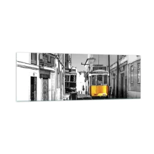 Quadro em vidro - O Espírito de Lisboa - 90x30 cm