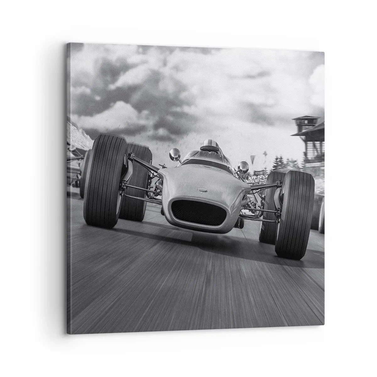 Quadro em tela - O ronco do motor - 60x60 cm