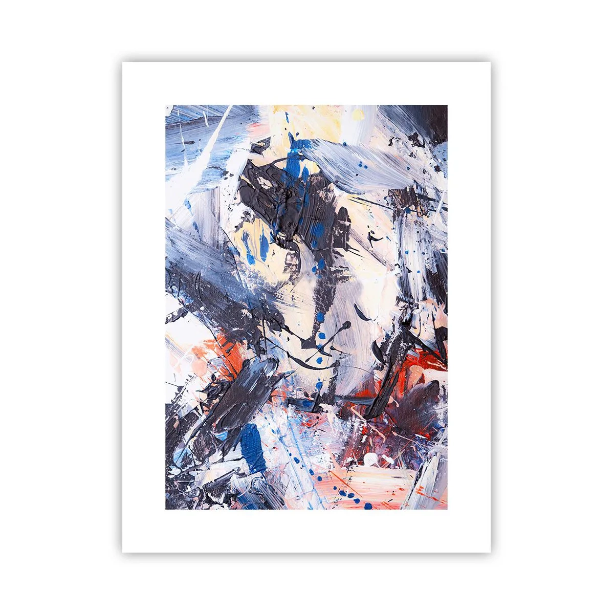 Pôster - Dança louca da abstração - 30x40 cm