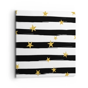 Quadro em tela - Todos nós nascemos sob uma estrela da sorte - 70x70 cm