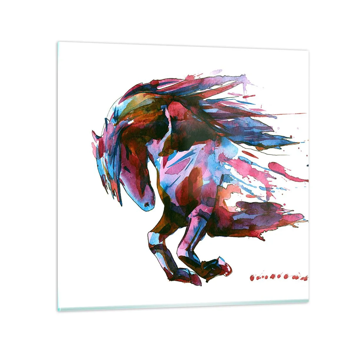Quadro em vidro - Em êxtase - 30x30 cm