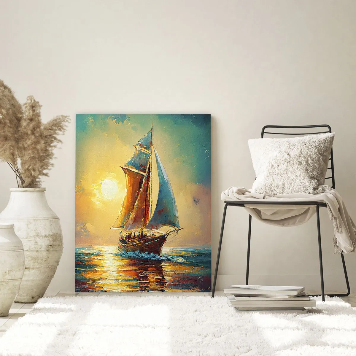 Quadro em vidro - A todo vapor - 50x70 cm