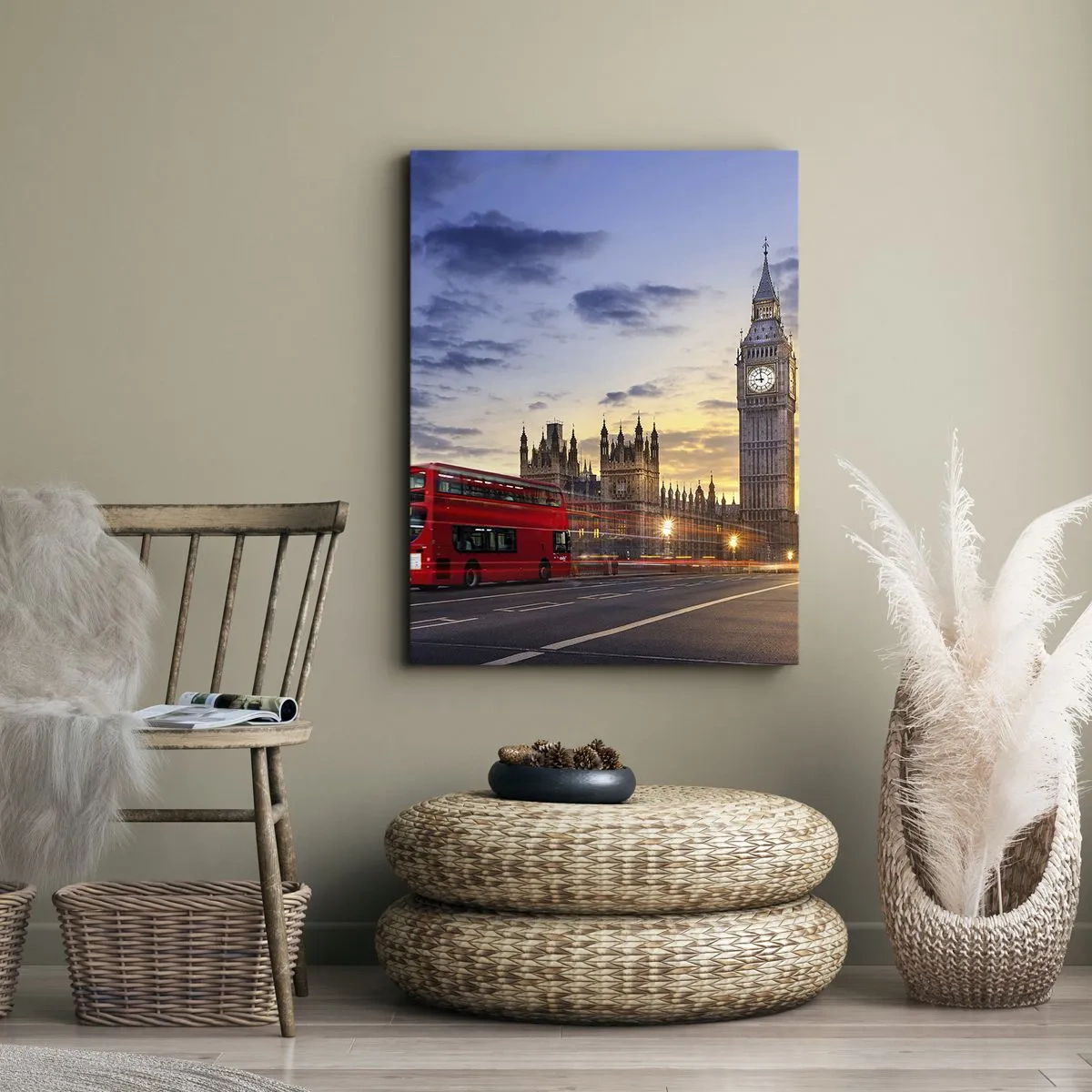 Quadro em tela - Marcas distintivas - 50x70 cm