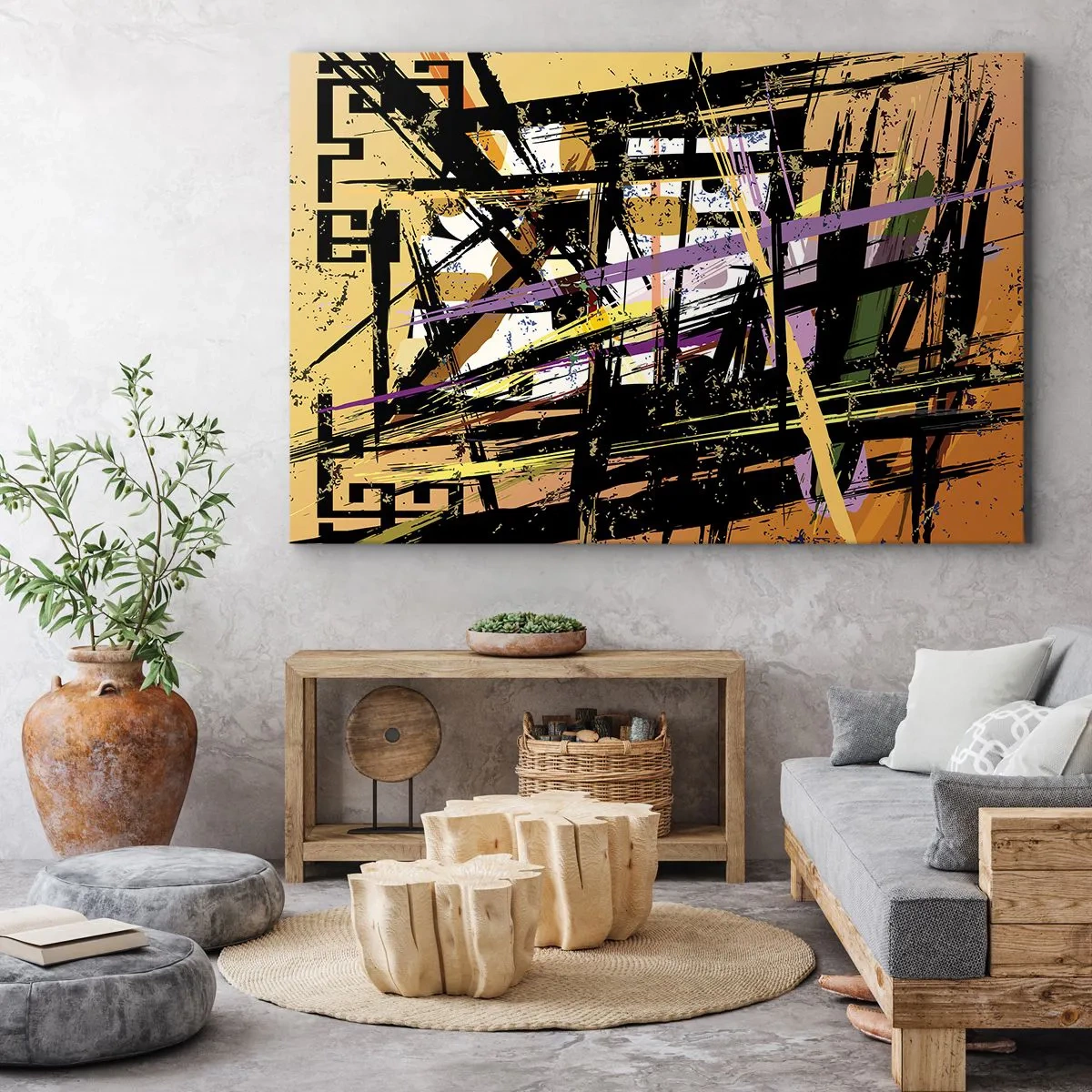 Quadro em tela - Corte afiado - 120x80 cm