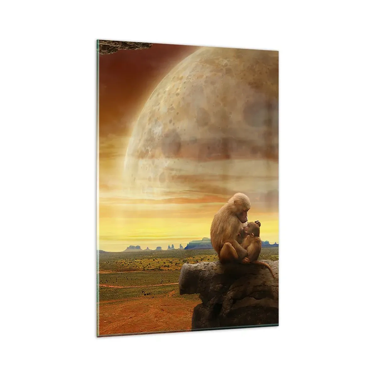 Quadro em vidro - O amor é o mesmo em todos os lugares - 80x120 cm