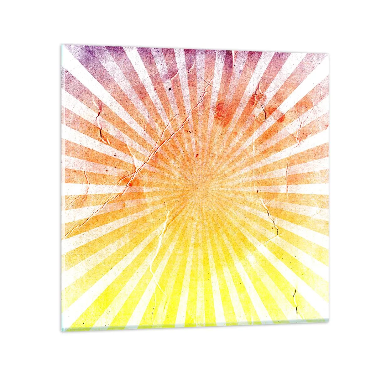 Quadro em vidro - Nasceres e entardeceres - 40x40 cm
