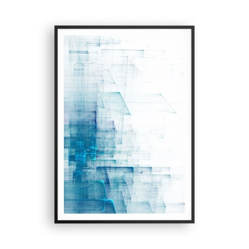 Pôster com moldura preta - Como o espaço ficou - 70x100 cm
