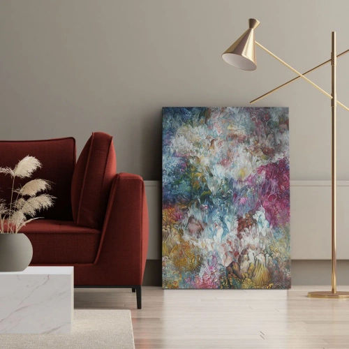 Quadro em tela - Em plena floração - 45x80 cm