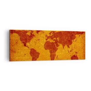 Quadro em tela - Convite para viajar - 140x50 cm