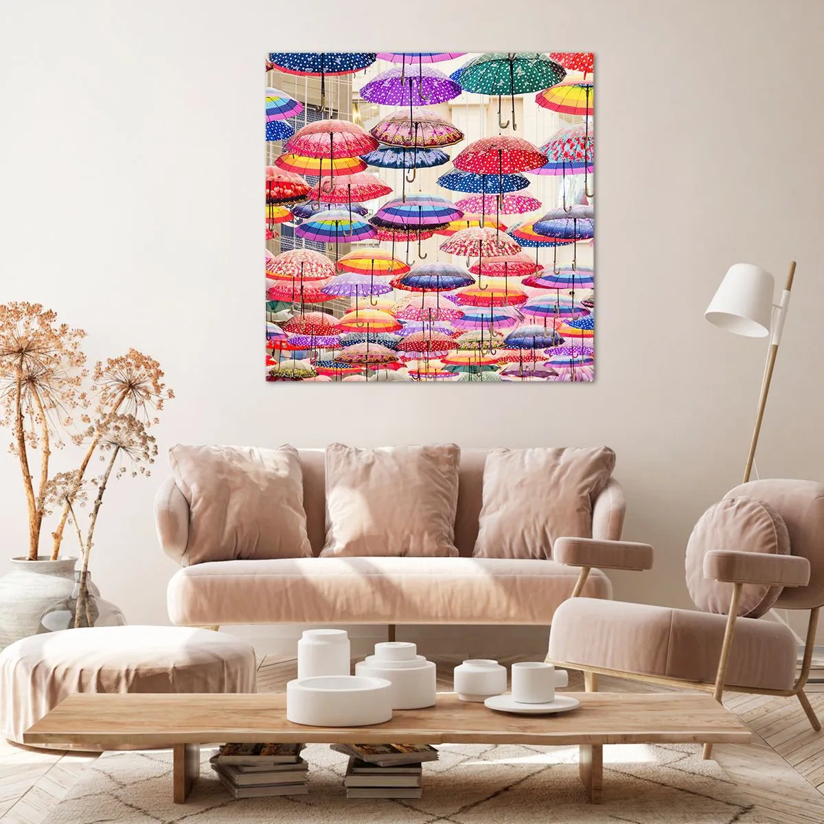 Quadro em tela - Prado urbano - 50x50 cm