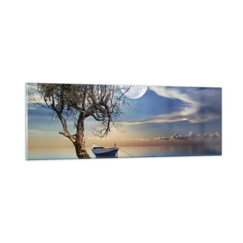 Quadro em vidro - É este o fim ou o começo? - 90x30 cm