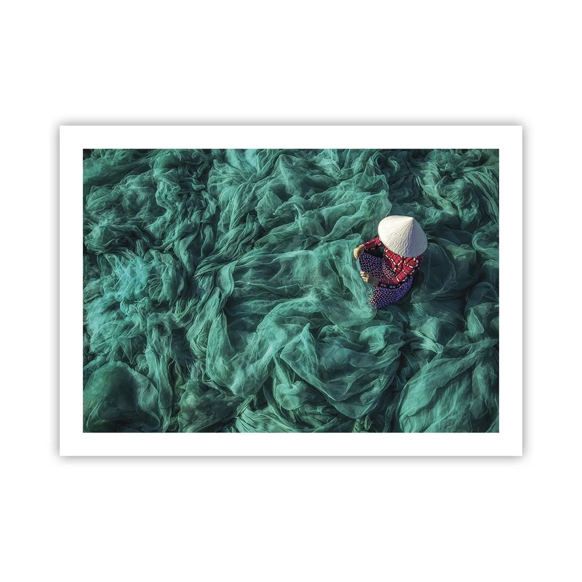 Pôster - Num mar de redes - 70x50 cm