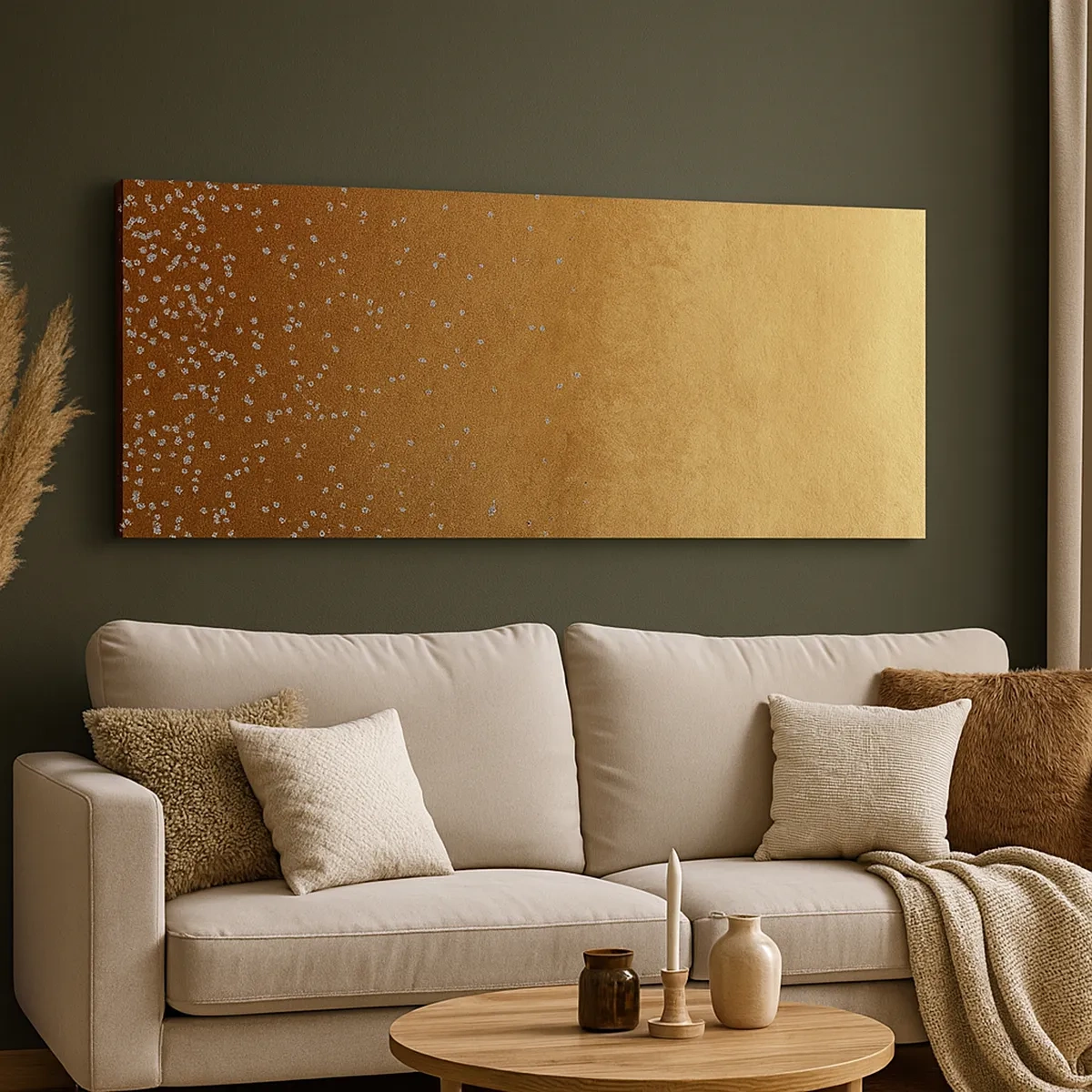 Quadro em tela - O nascimento da luz - 30x30 cm