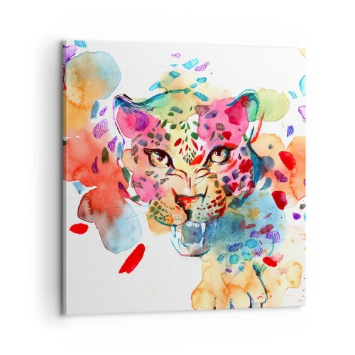 Quadro em tela - A Bela e a Fera - 60x60 cm