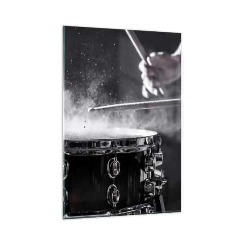 Quadro em vidro - Pulso da música - 80x120 cm