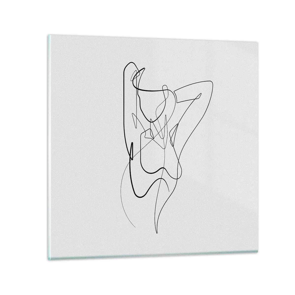 Quadro em vidro - Que tipo de pessoa é realmente... - 40x40 cm