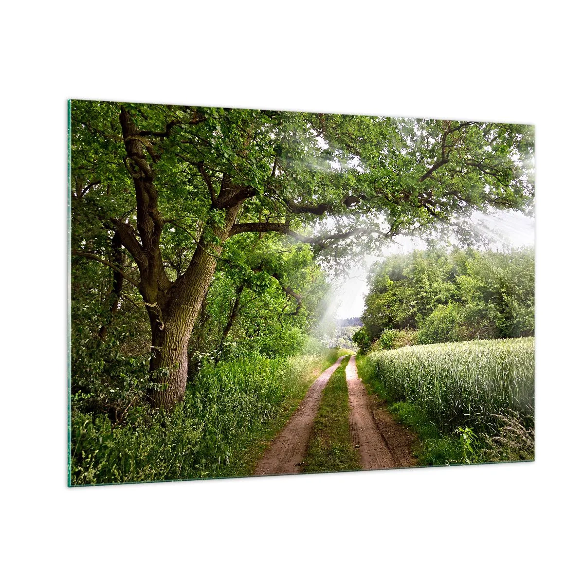 Quadro em vidro - Os pastores de Arcadia - 100x70 cm