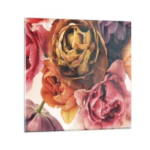 Quadro em vidro - Celebração da vida - 60x60 cm