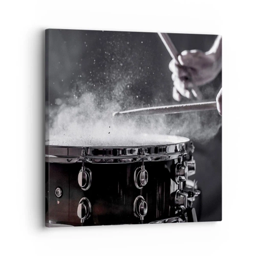 Quadro em tela - Pulso da música - 30x30 cm