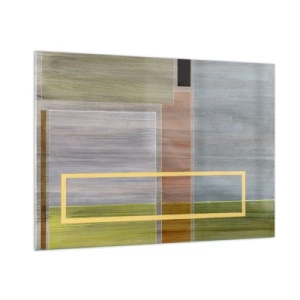 Quadro em vidro - Simples e calmo - 100x70 cm