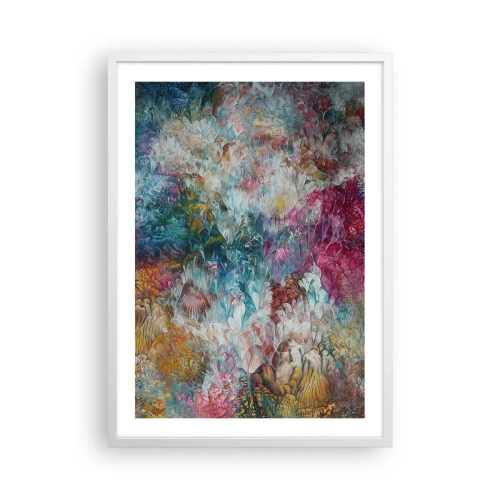 Pôster em moldura branca - Em plena floração - 50x70 cm