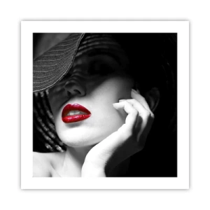 Pôster - Um estudo em vermelho - 50x50 cm