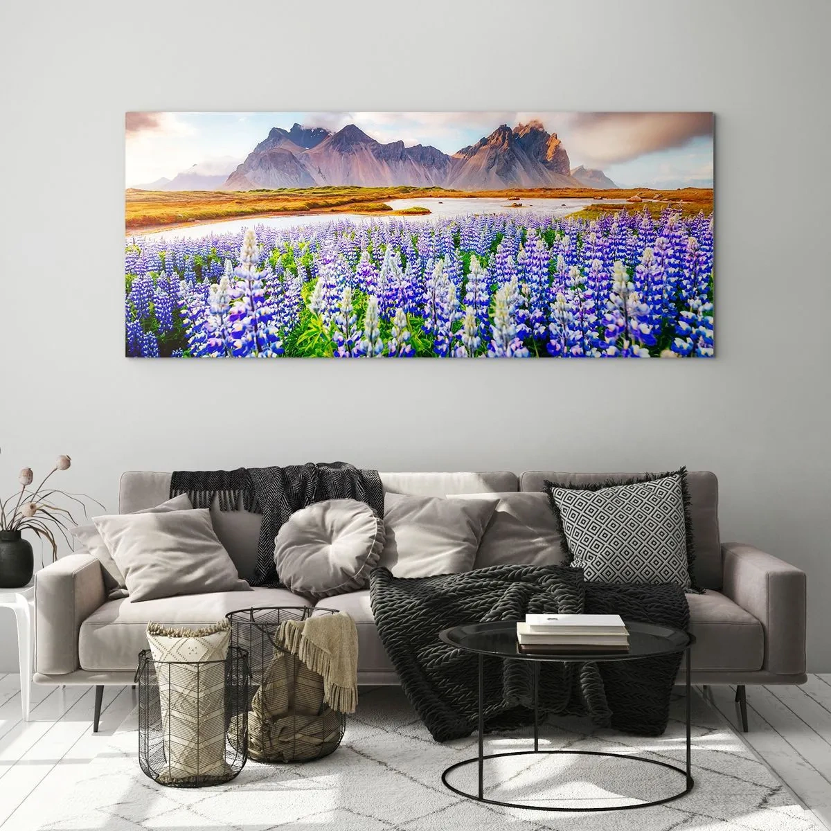 Quadro em vidro - Força e severidade ao lado da suavidade - 100x40 cm