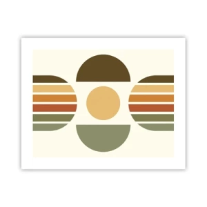 Pôster - Em tons terrosos - 50x40 cm