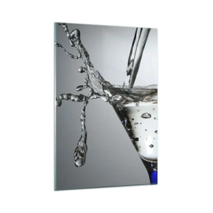 Quadro em vidro - Na borda da taça - 80x120 cm