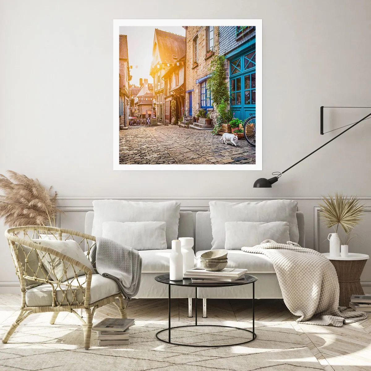 Pôster - O espírito branco da cidade - 40x40 cm