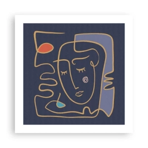 Pôster - Nos pensamentos - 50x50 cm