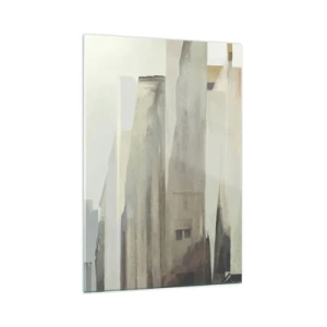 Quadro em vidro - Sonho com a cidade - 70x100 cm