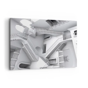 Quadro em tela - Paradoxos do espaço - 120x80 cm