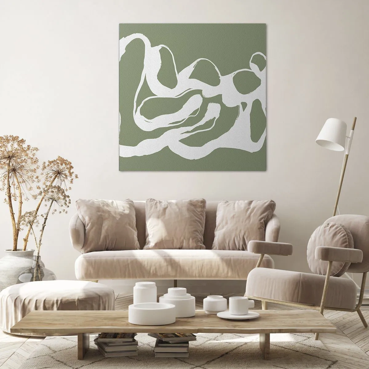 Quadro em tela - A chamada do espaço - 40x40 cm