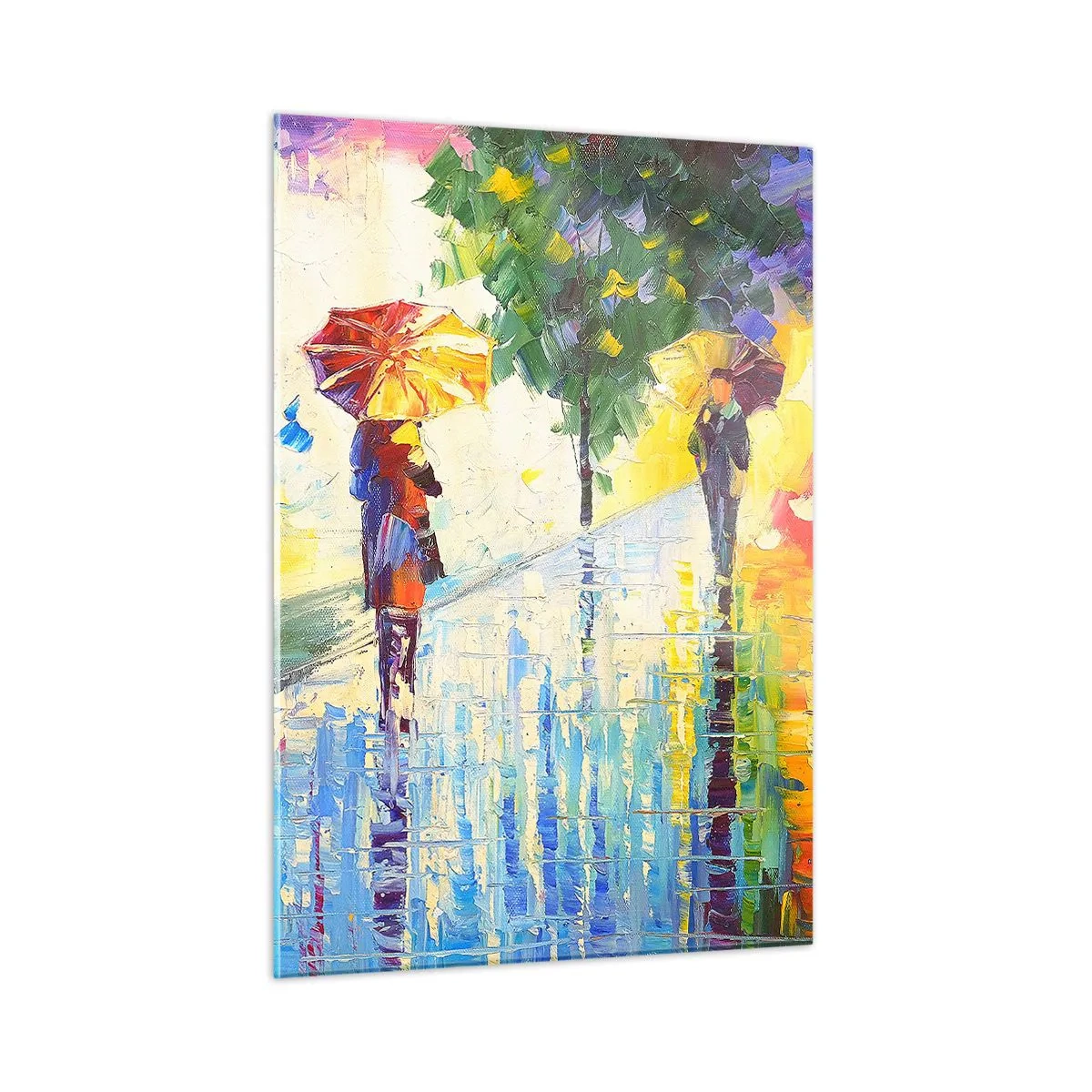 Quadro em vidro - E tudo está claro - 50x70 cm