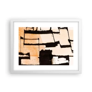 Pôster em moldura branca - No entanto, a ordem - 40x30 cm