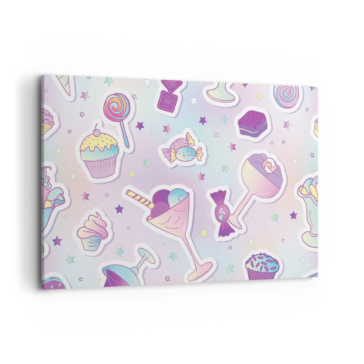 Quadro em tela - Tenha um aniversário todos os dias - 120x80 cm