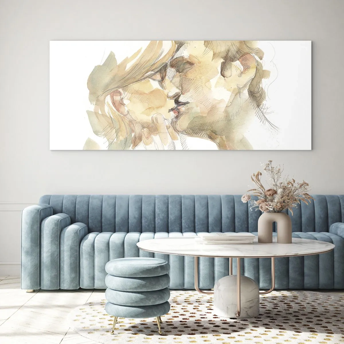 Quadro em vidro - A outra metade foi encontrada? - 100x40 cm