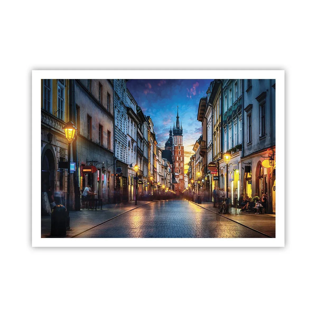 Pôster - O charme de Cracóvia - 100x70 cm