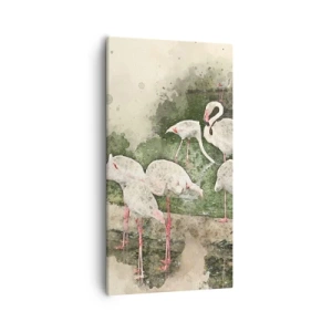 Quadro em tela - Sonho exótico - 55x100 cm